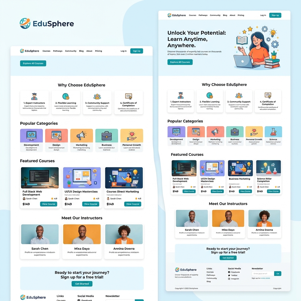 Website Edukasi "LearnHub"
